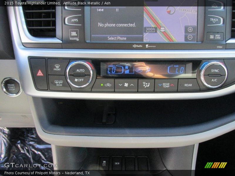 Attitude Black Metallic / Ash 2015 Toyota Highlander Limited