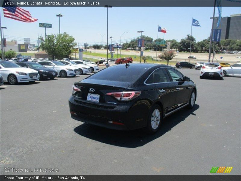 Eclipse Black / Beige 2016 Hyundai Sonata Hybrid SE