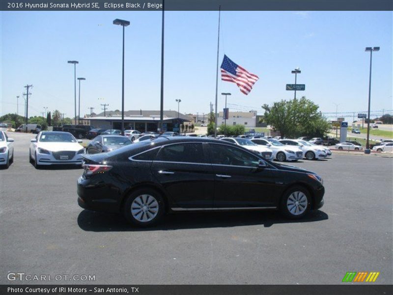 Eclipse Black / Beige 2016 Hyundai Sonata Hybrid SE