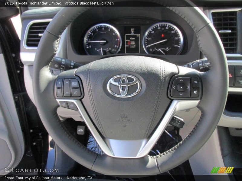 Attitude Black Metallic / Ash 2015 Toyota Highlander Limited