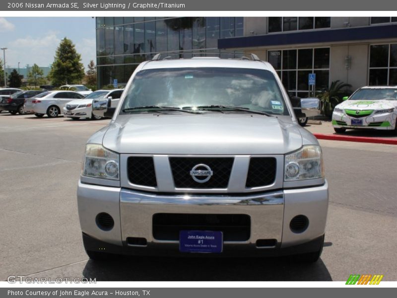 Silver Lightning / Graphite/Titanium 2006 Nissan Armada SE