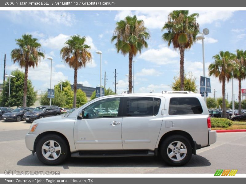Silver Lightning / Graphite/Titanium 2006 Nissan Armada SE