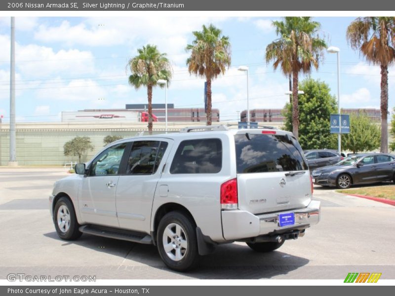 Silver Lightning / Graphite/Titanium 2006 Nissan Armada SE