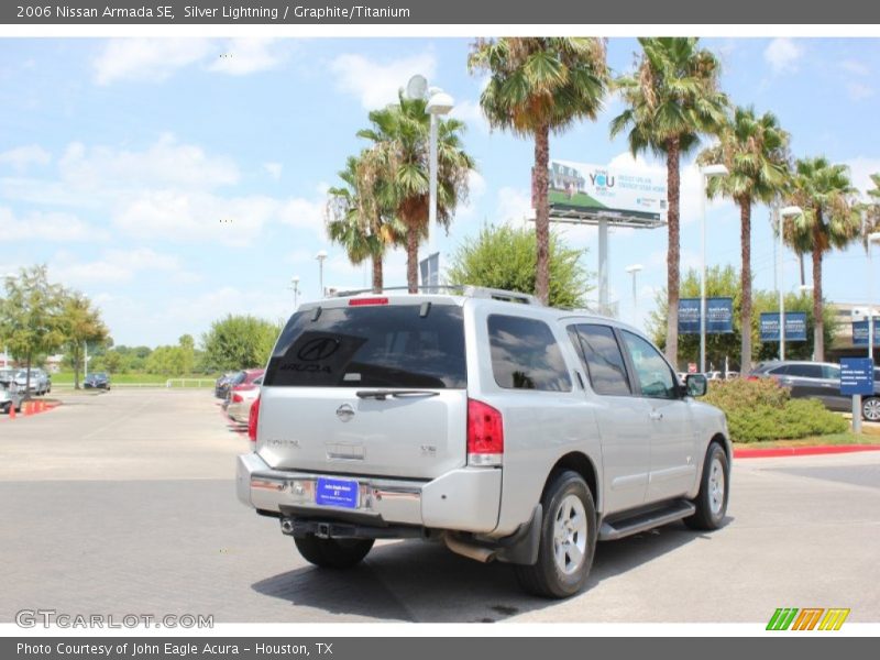Silver Lightning / Graphite/Titanium 2006 Nissan Armada SE