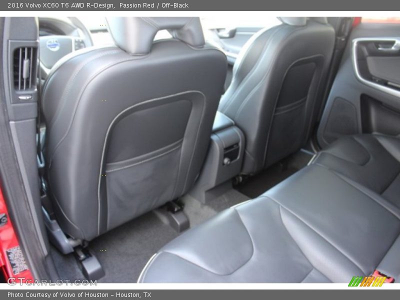 Rear Seat of 2016 XC60 T6 AWD R-Design