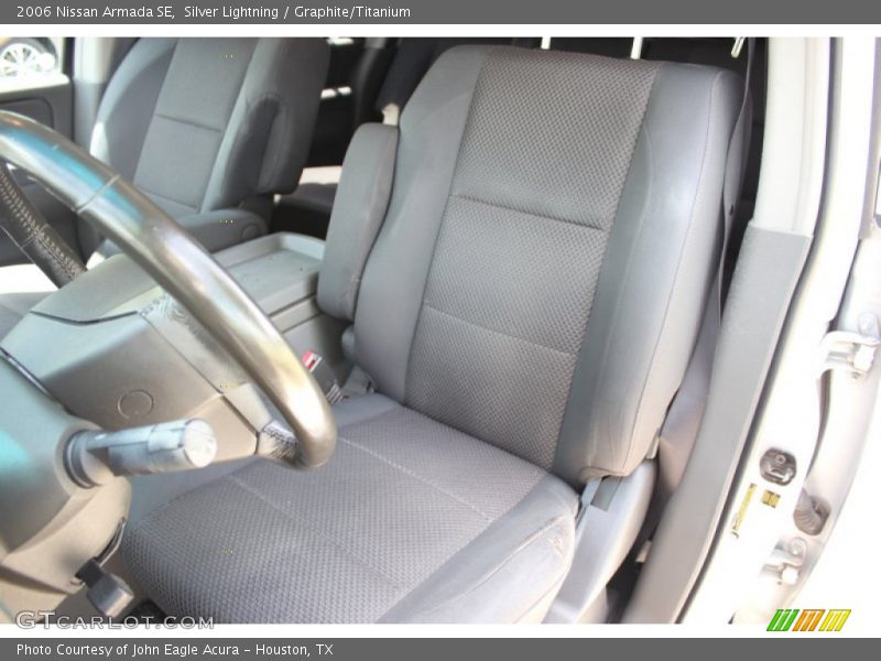 Silver Lightning / Graphite/Titanium 2006 Nissan Armada SE