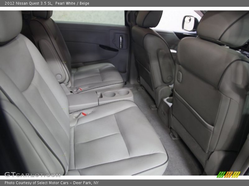 Pearl White / Beige 2012 Nissan Quest 3.5 SL
