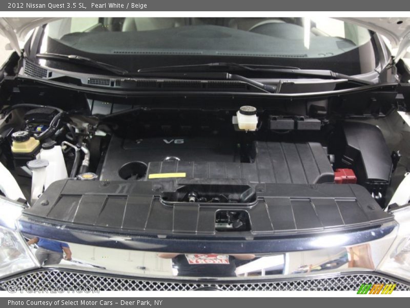 Pearl White / Beige 2012 Nissan Quest 3.5 SL