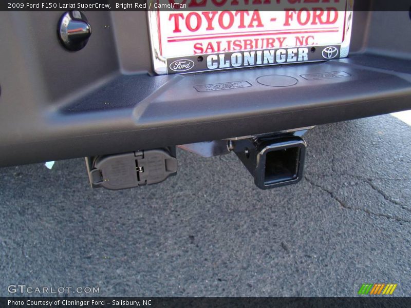 Bright Red / Camel/Tan 2009 Ford F150 Lariat SuperCrew