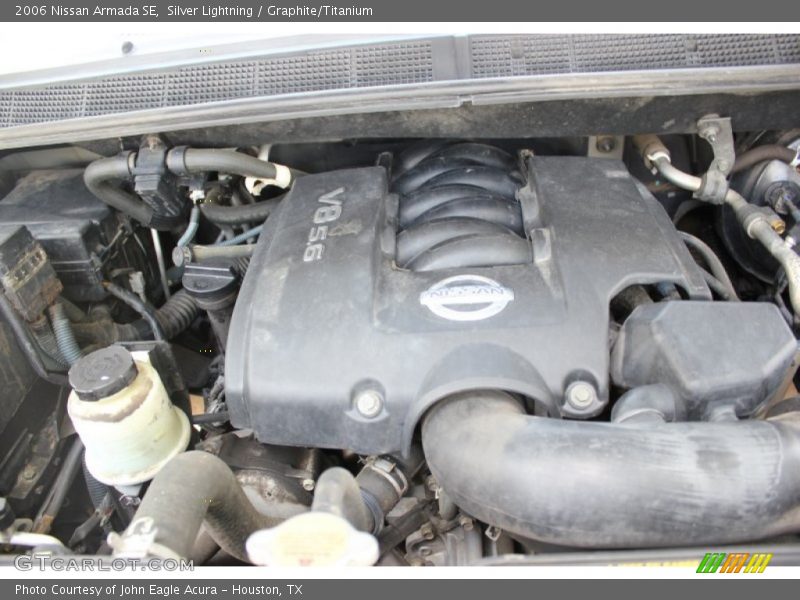 Silver Lightning / Graphite/Titanium 2006 Nissan Armada SE