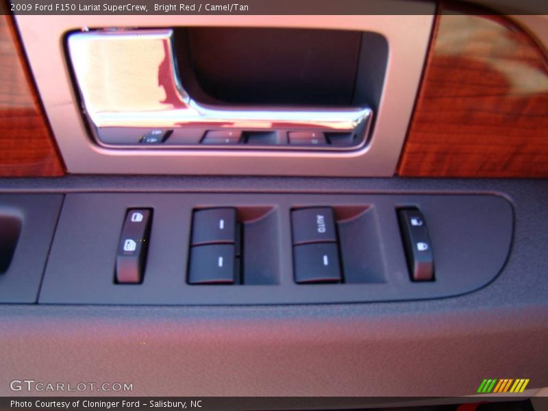 Bright Red / Camel/Tan 2009 Ford F150 Lariat SuperCrew