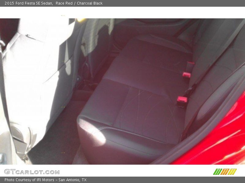 Race Red / Charcoal Black 2015 Ford Fiesta SE Sedan