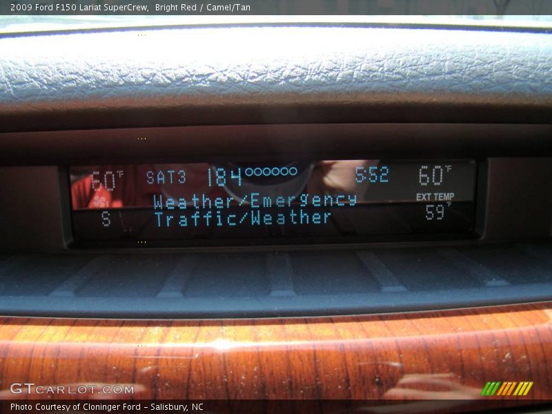 Bright Red / Camel/Tan 2009 Ford F150 Lariat SuperCrew