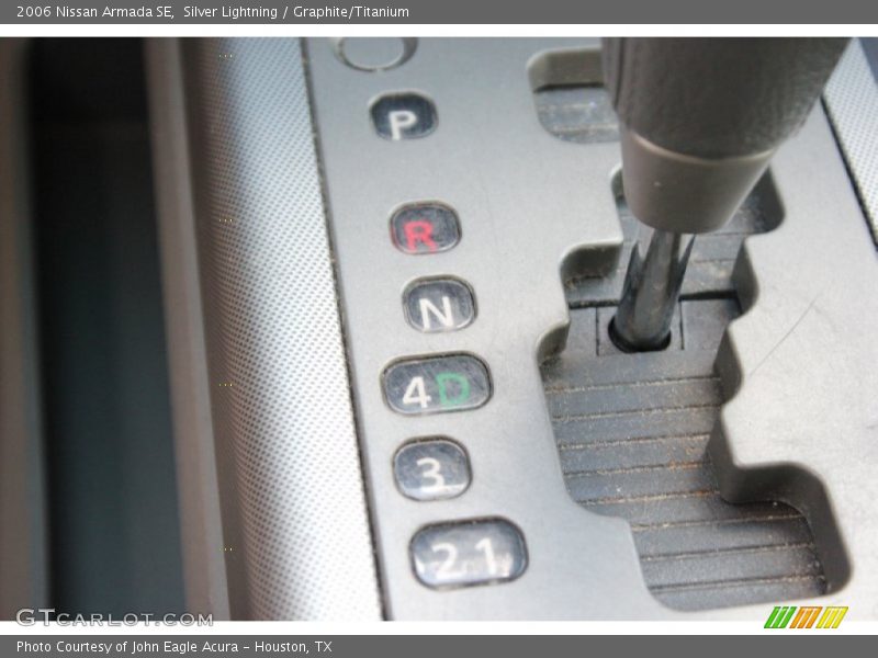Silver Lightning / Graphite/Titanium 2006 Nissan Armada SE
