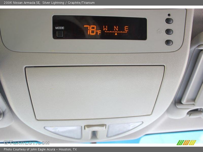 Silver Lightning / Graphite/Titanium 2006 Nissan Armada SE