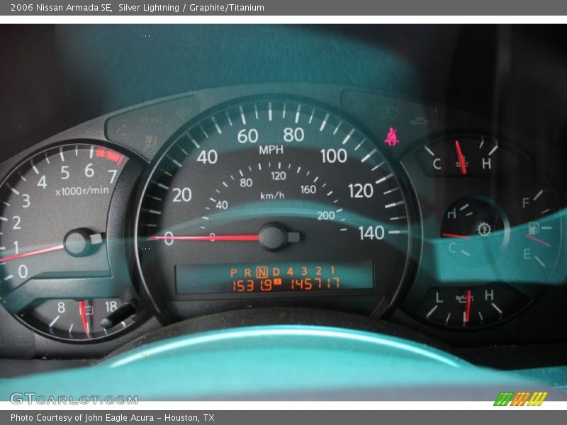 Silver Lightning / Graphite/Titanium 2006 Nissan Armada SE