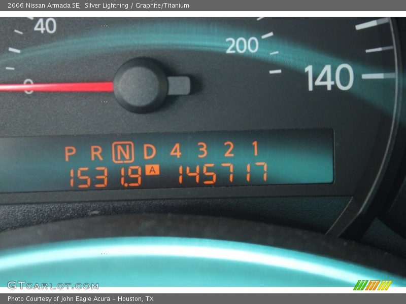 Silver Lightning / Graphite/Titanium 2006 Nissan Armada SE