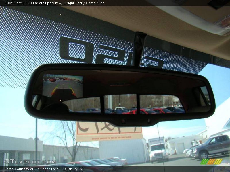 Bright Red / Camel/Tan 2009 Ford F150 Lariat SuperCrew