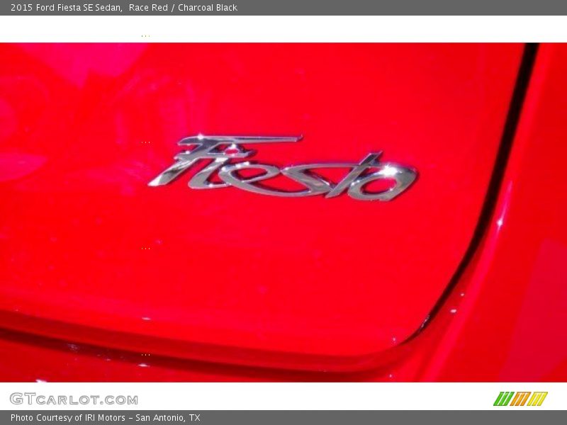 Race Red / Charcoal Black 2015 Ford Fiesta SE Sedan