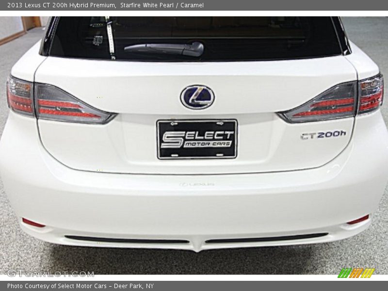 Starfire White Pearl / Caramel 2013 Lexus CT 200h Hybrid Premium