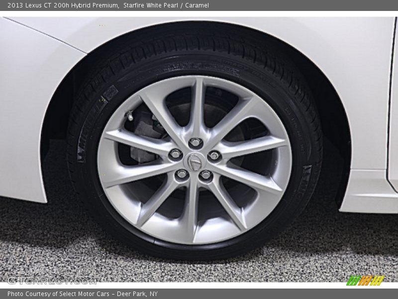Starfire White Pearl / Caramel 2013 Lexus CT 200h Hybrid Premium