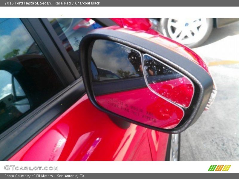 Race Red / Charcoal Black 2015 Ford Fiesta SE Sedan