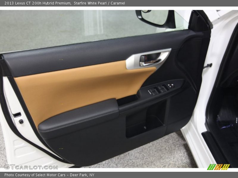 Starfire White Pearl / Caramel 2013 Lexus CT 200h Hybrid Premium