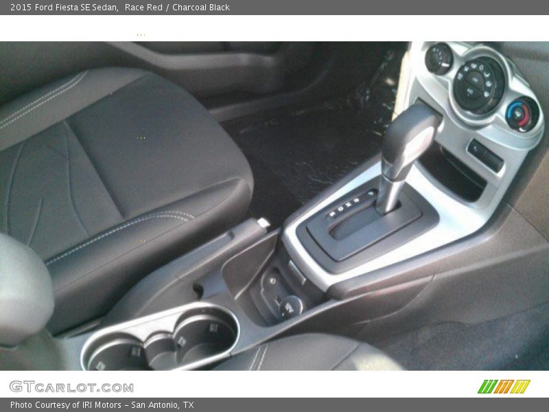 Race Red / Charcoal Black 2015 Ford Fiesta SE Sedan