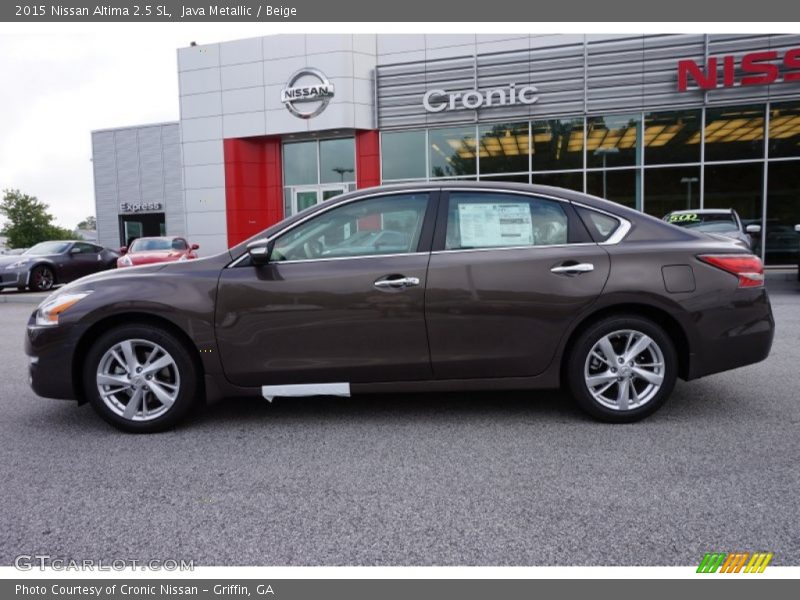 Java Metallic / Beige 2015 Nissan Altima 2.5 SL
