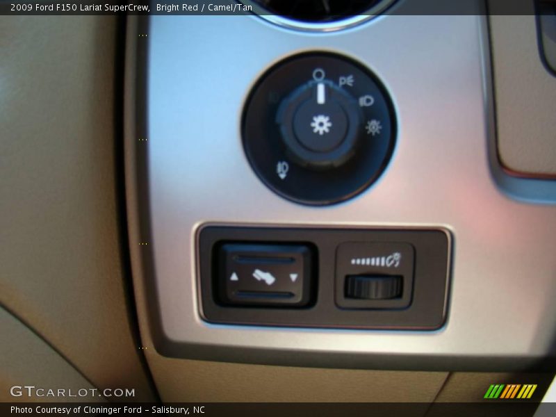 Bright Red / Camel/Tan 2009 Ford F150 Lariat SuperCrew