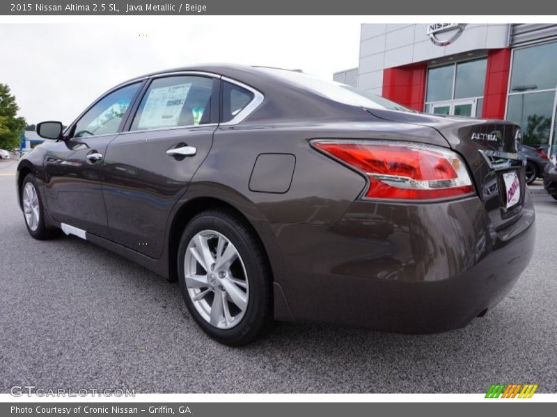 Java Metallic / Beige 2015 Nissan Altima 2.5 SL