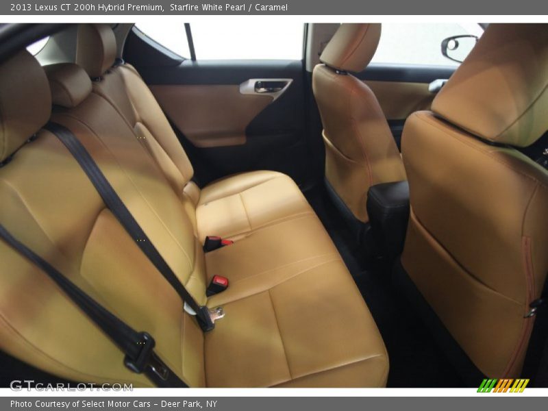 Starfire White Pearl / Caramel 2013 Lexus CT 200h Hybrid Premium