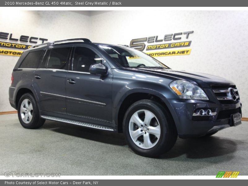Steel Grey Metallic / Black 2010 Mercedes-Benz GL 450 4Matic