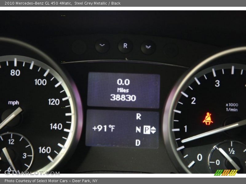 Steel Grey Metallic / Black 2010 Mercedes-Benz GL 450 4Matic