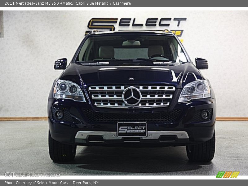 Capri Blue Metallic / Cashmere 2011 Mercedes-Benz ML 350 4Matic
