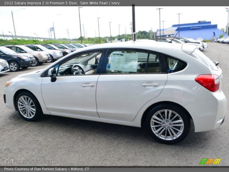 Satin White Pearl / Ivory 2012 Subaru Impreza 2.0i Premium 5 Door