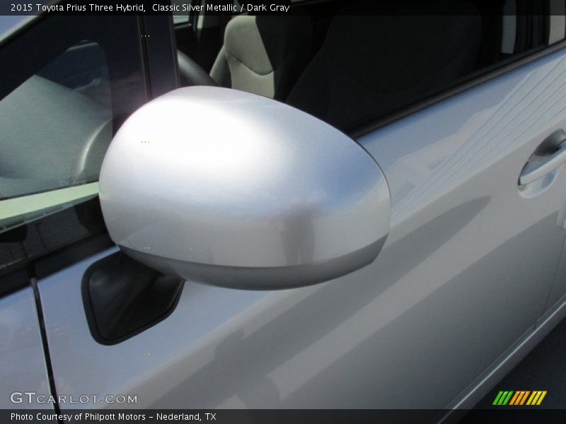 Classic Silver Metallic / Dark Gray 2015 Toyota Prius Three Hybrid