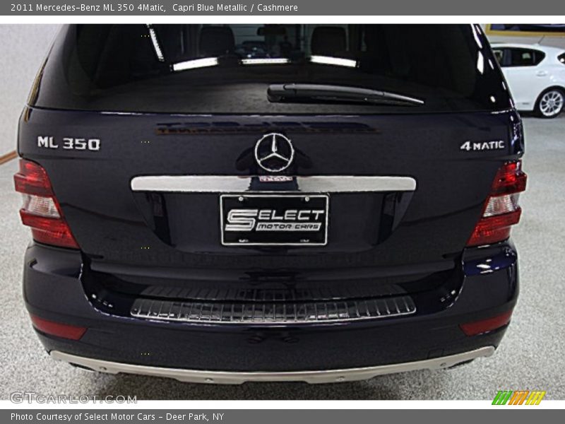 Capri Blue Metallic / Cashmere 2011 Mercedes-Benz ML 350 4Matic
