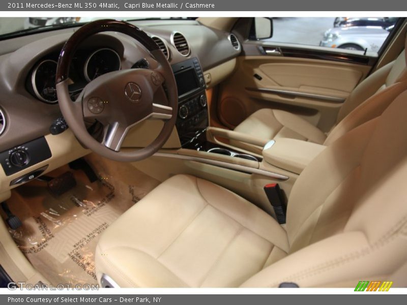 Capri Blue Metallic / Cashmere 2011 Mercedes-Benz ML 350 4Matic
