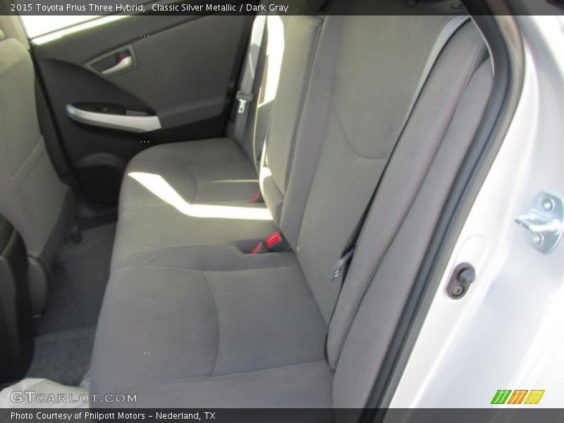 Classic Silver Metallic / Dark Gray 2015 Toyota Prius Three Hybrid