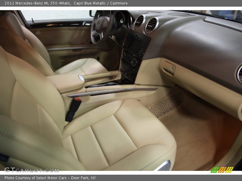 Capri Blue Metallic / Cashmere 2011 Mercedes-Benz ML 350 4Matic