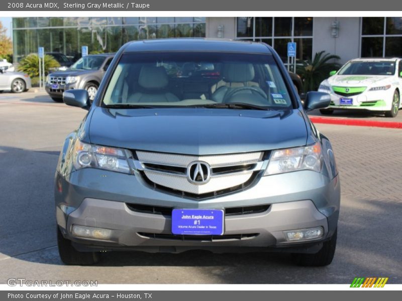Sterling Gray Metallic / Taupe 2008 Acura MDX