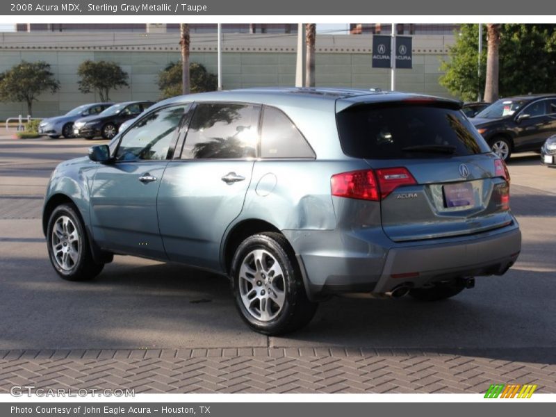 Sterling Gray Metallic / Taupe 2008 Acura MDX
