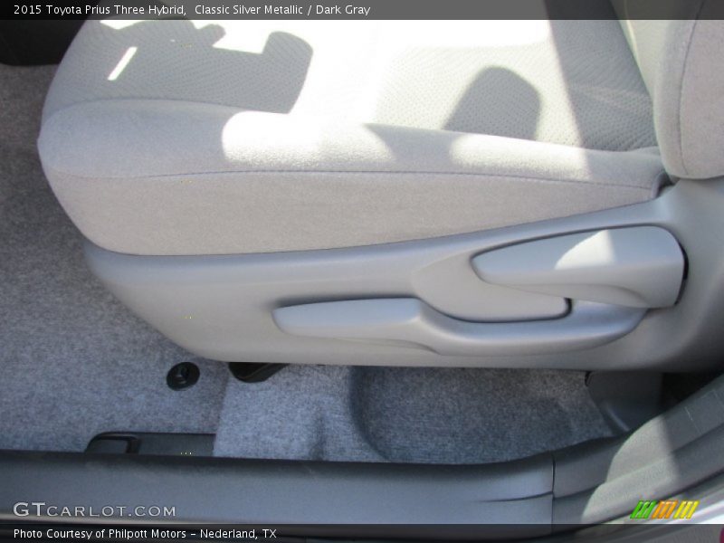 Classic Silver Metallic / Dark Gray 2015 Toyota Prius Three Hybrid