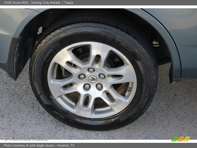 Sterling Gray Metallic / Taupe 2008 Acura MDX