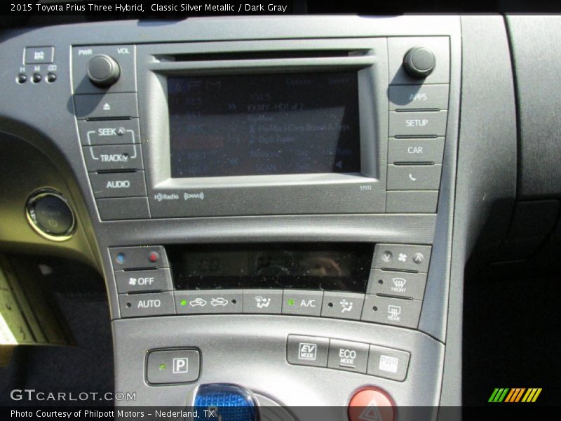 Classic Silver Metallic / Dark Gray 2015 Toyota Prius Three Hybrid