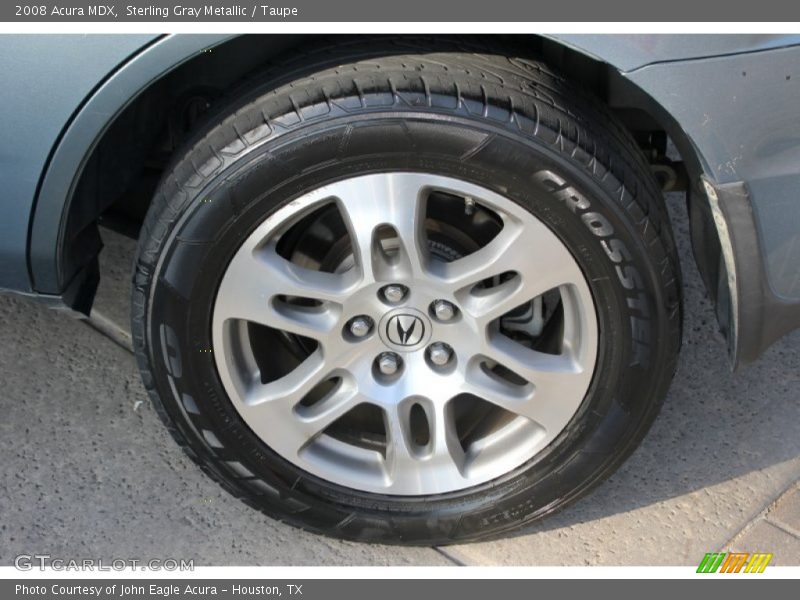 Sterling Gray Metallic / Taupe 2008 Acura MDX