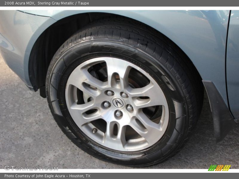 Sterling Gray Metallic / Taupe 2008 Acura MDX