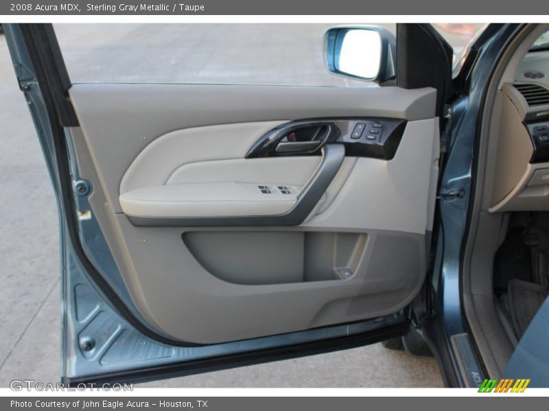 Sterling Gray Metallic / Taupe 2008 Acura MDX