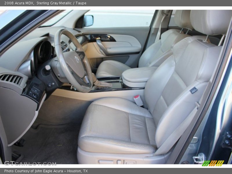 Sterling Gray Metallic / Taupe 2008 Acura MDX